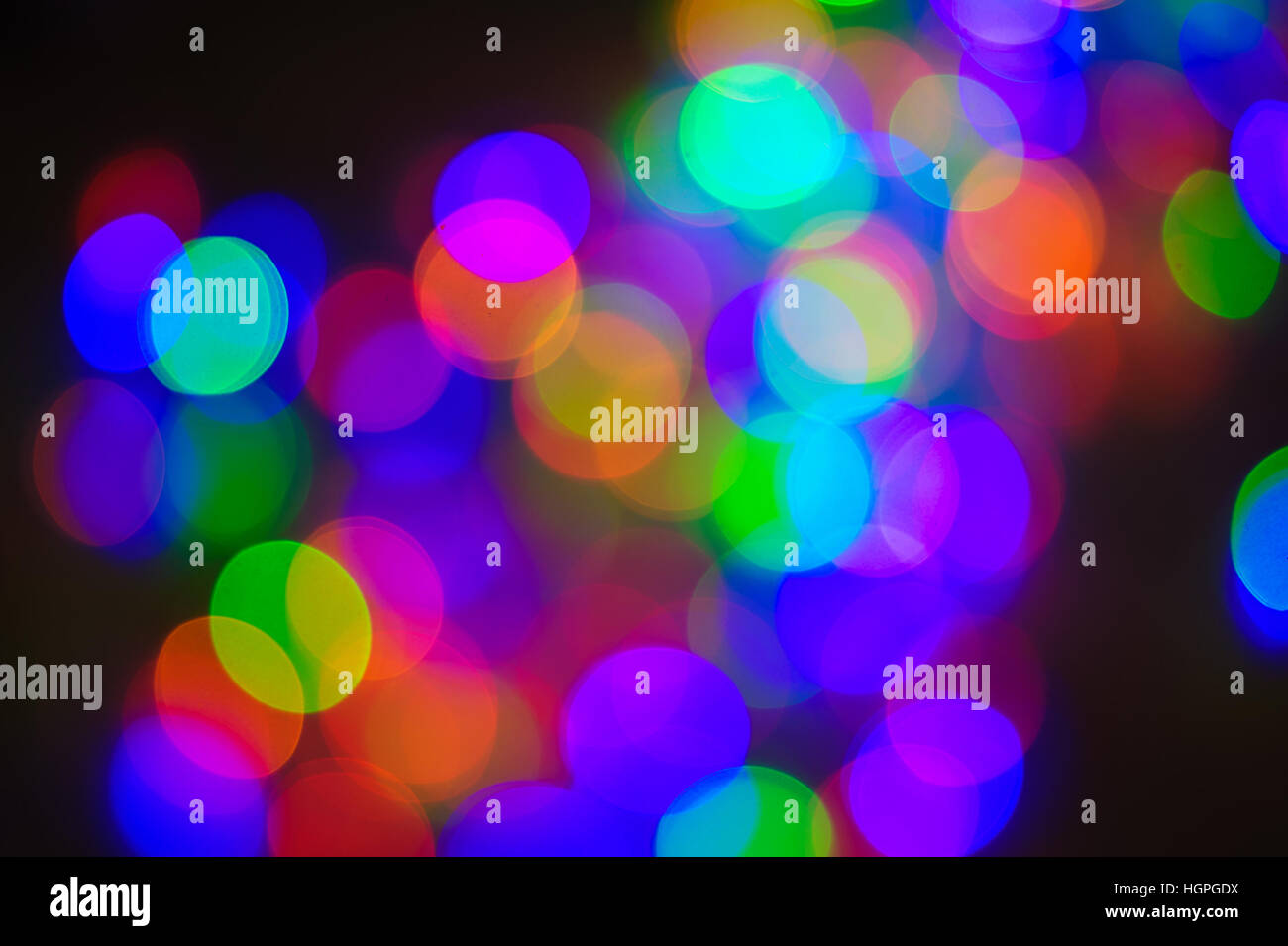 Arrière-plan de couleur floue de la ville la nuit Banque D'Images