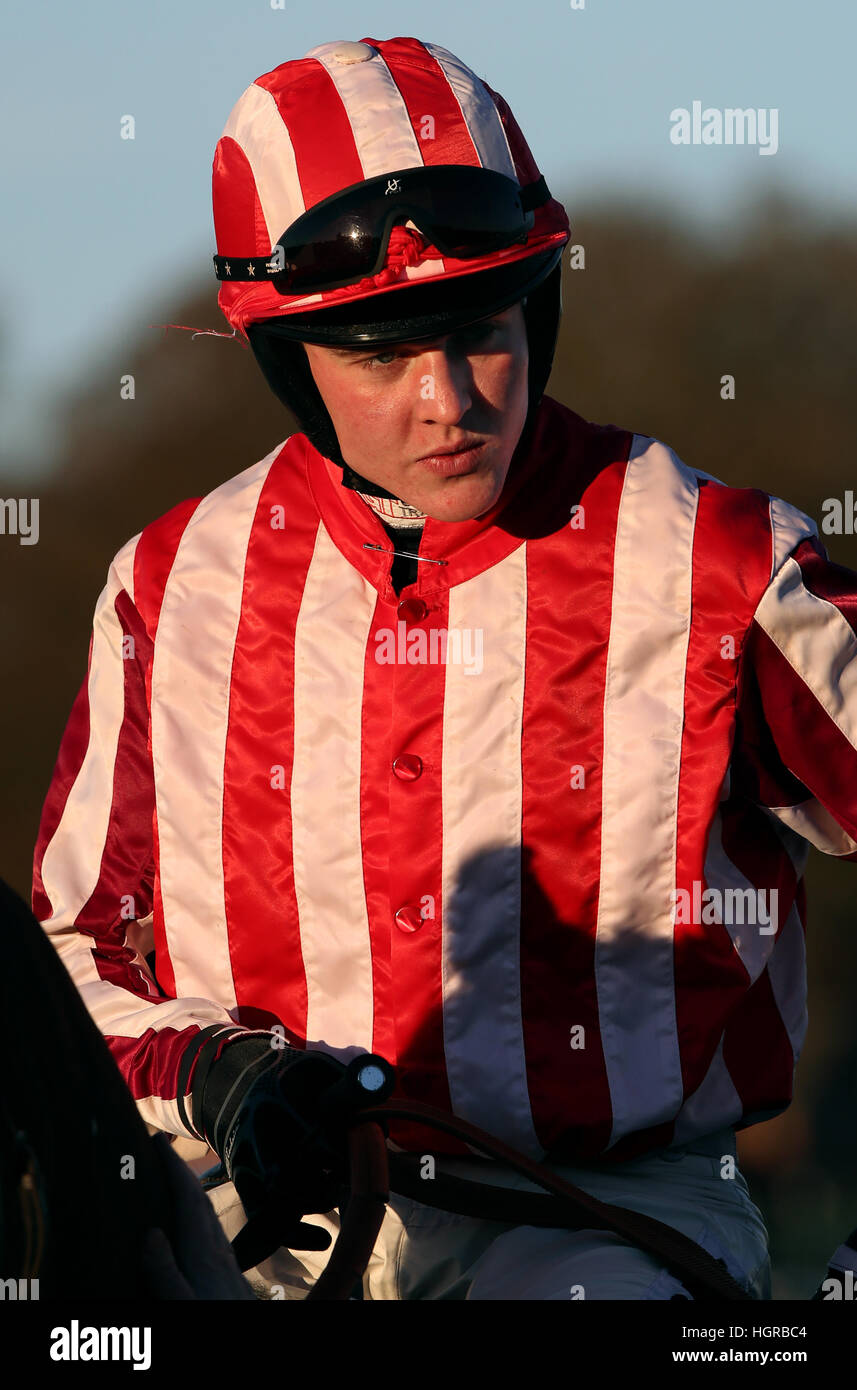 Jockey David Noonan à l'hippodrome de Ludlow.APPUYEZ SUR ASSOCIATION photo.Date de la photo: Lundi 28 novembre 2016.Voir PA Story Racing Ludlow.Le crédit photo devrait se lire comme suit : Nick Potts/PA Wire Banque D'Images