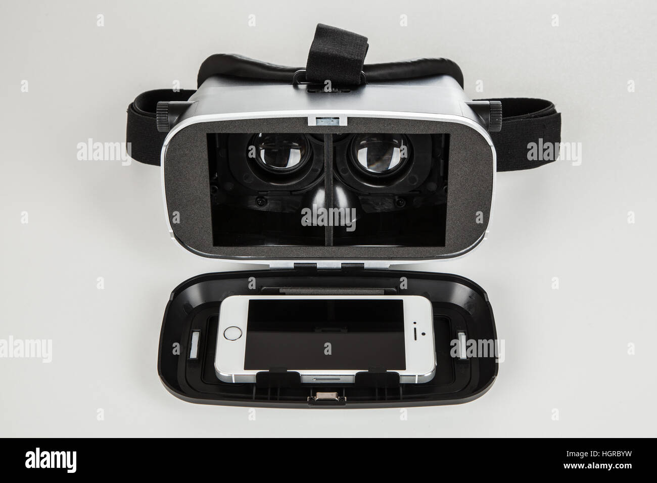 Casque de réalité virtuelle Banque D'Images