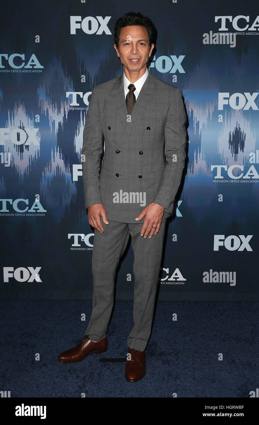 Pasadena, États-Unis. Jan 11, 2017. Benjamin Bratt assiste à l'hiver 2017 All-Star FOX TCA a tenu à l'hôtel Langham Huntington Hotel. © F. Sadou/AdMedia/ZUMA/Alamy Fil Live News Banque D'Images