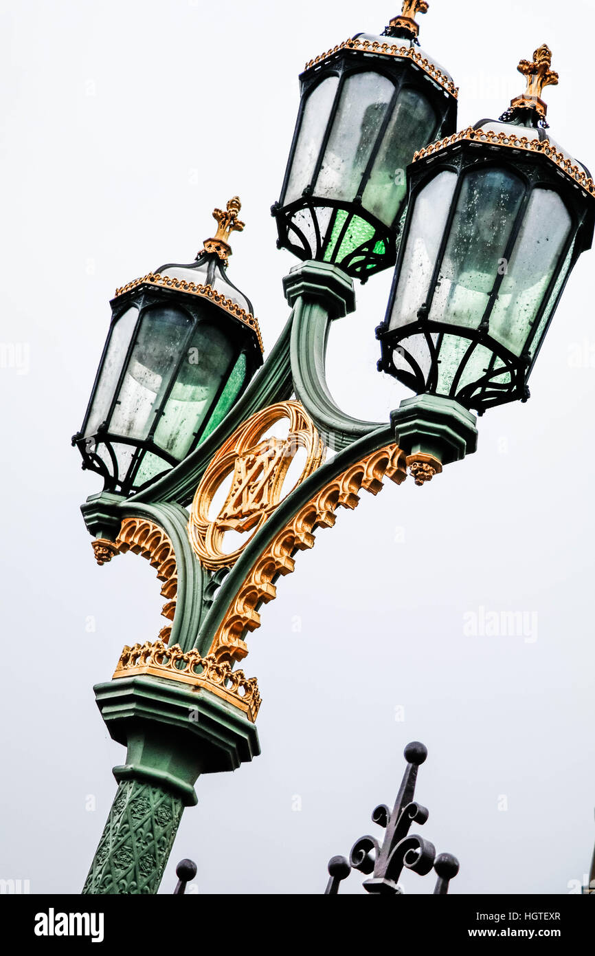 La lumière de la rue Londres Banque D'Images