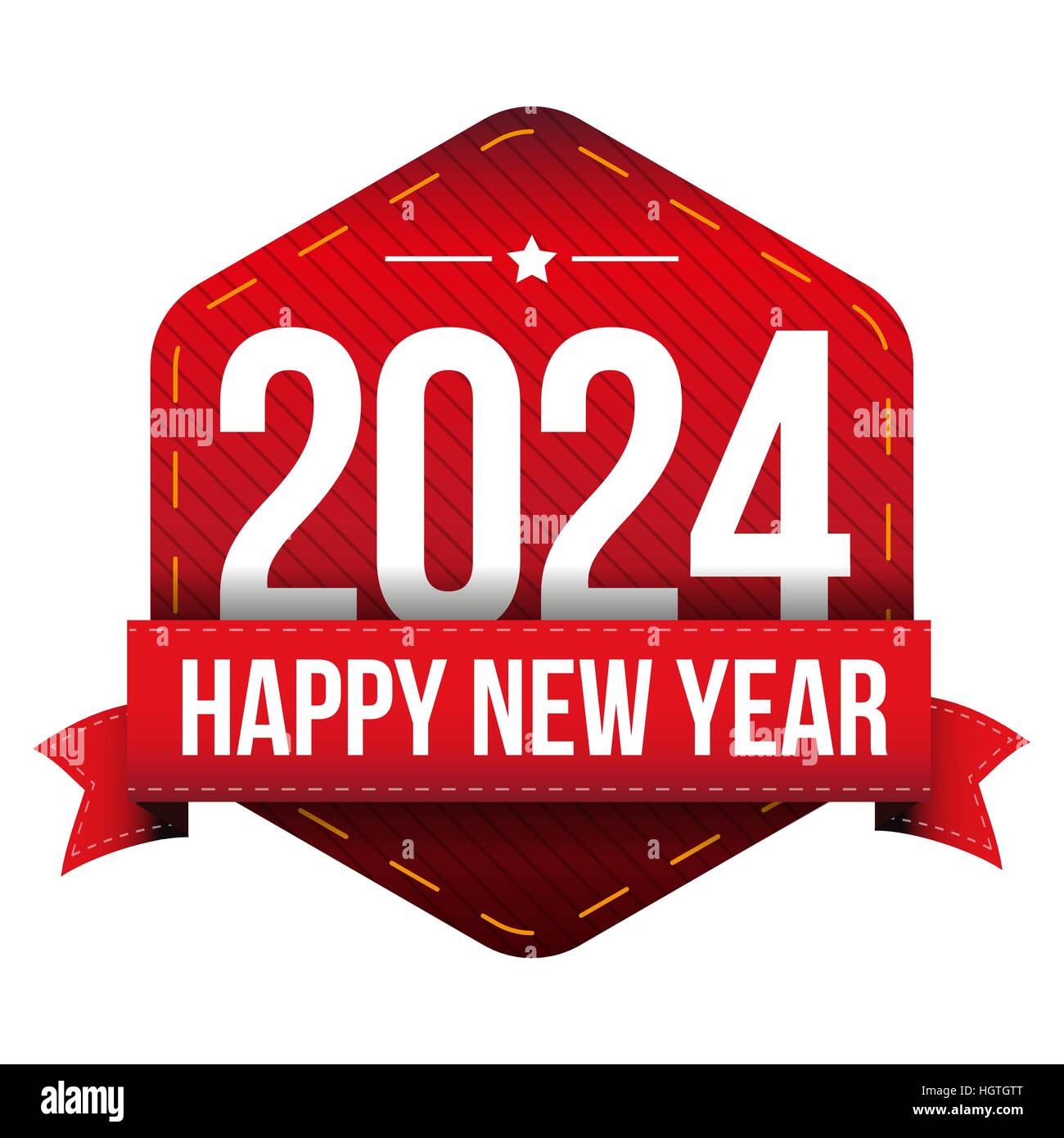 Bonne Année 2024 vector Illustration de Vecteur