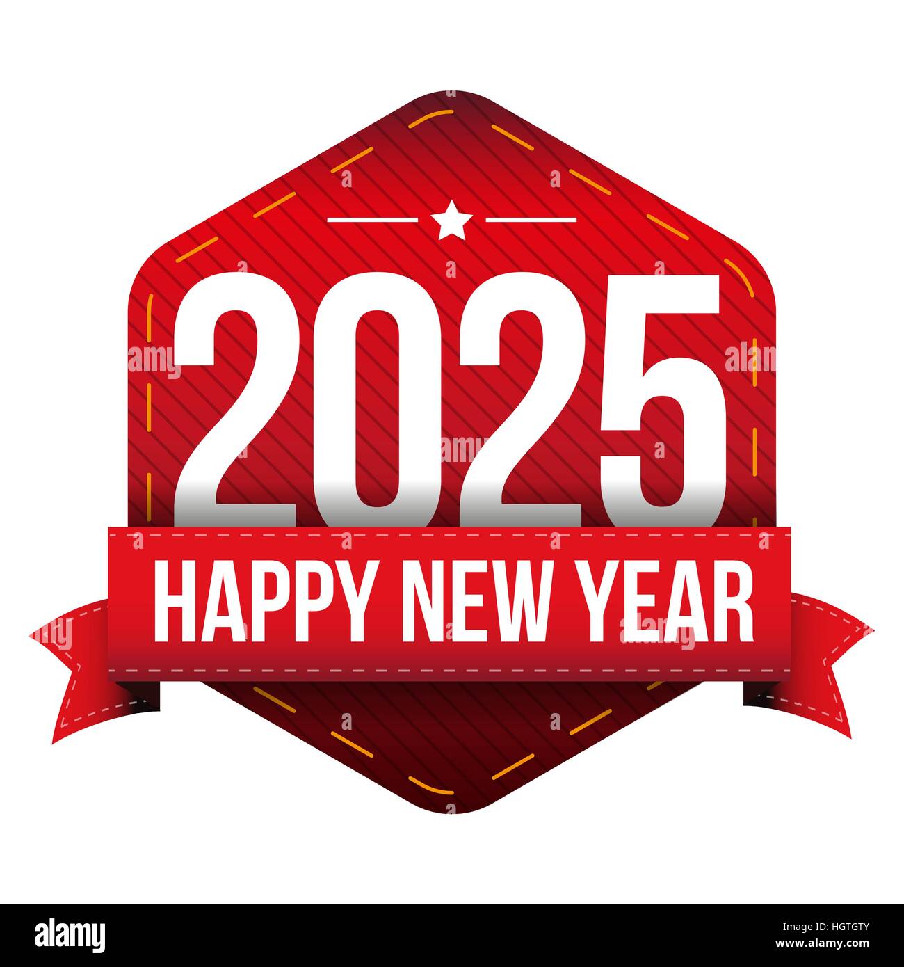 Bonne Année 2025 vector Illustration de Vecteur
