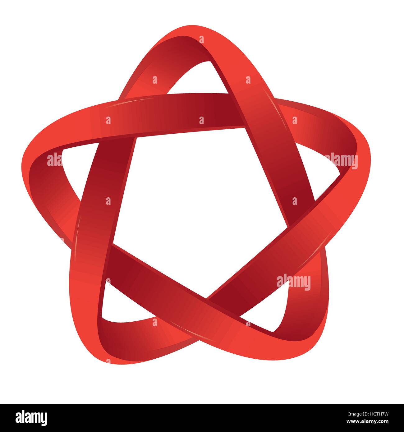 Logo en rouge Illustration de Vecteur