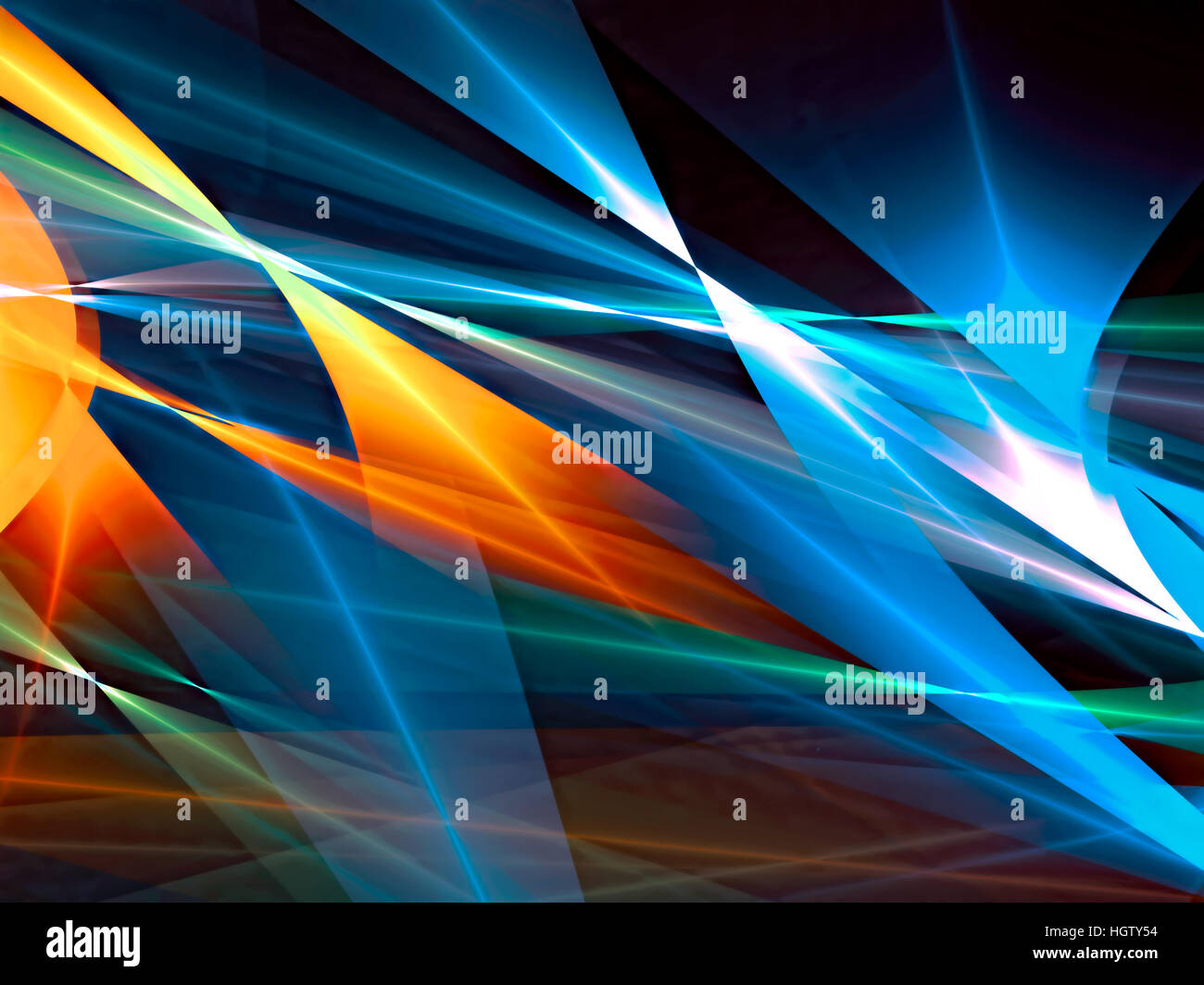 Résumé fond coloré - image générée numériquement Banque D'Images