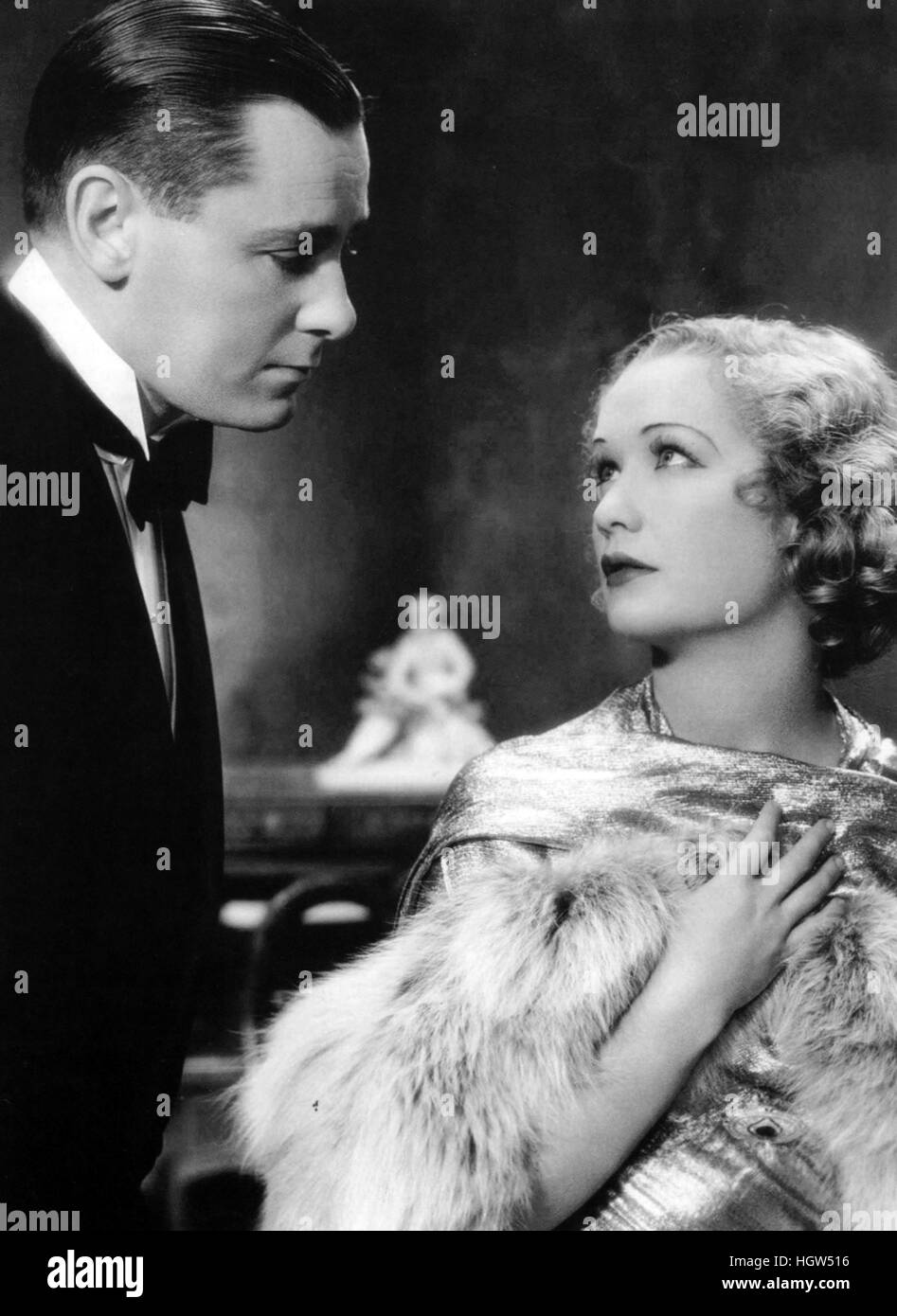 TROUBLE IN PARADISE 1932 Paramount Pictures film avec Miriam Hopkins et Herbert Marshall Banque D'Images