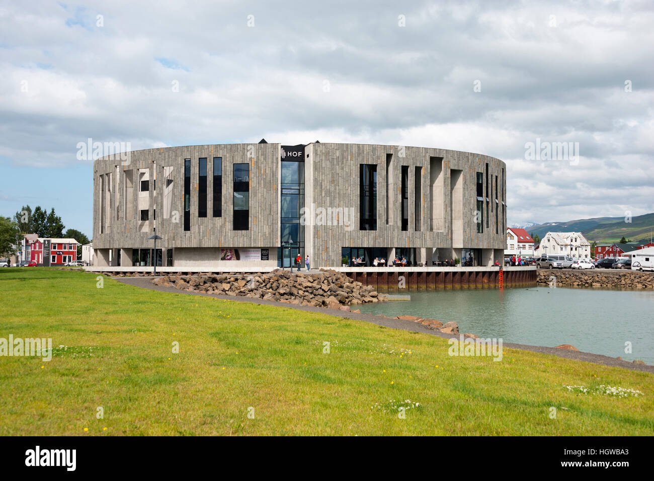 Hof, culturel et centre de conférence, Akureyri, Islande Banque D'Images
