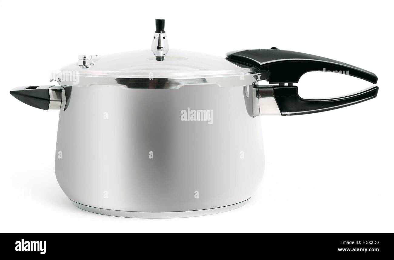 Cocotte sur un fond blanc Banque D'Images