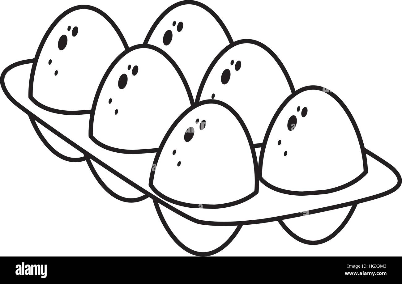 Oeuf De Poule Banque d'images vectorielles - Alamy