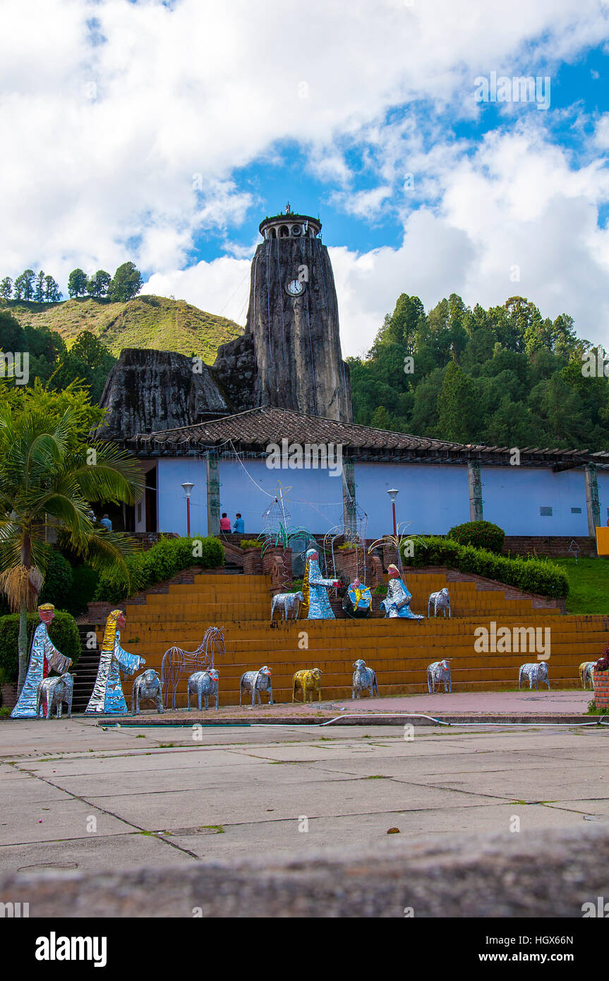 Temple Rock El Penol dans Medellin, Colombie Banque D'Images