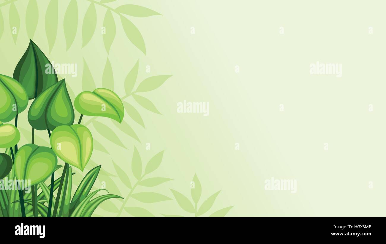 Jungle Background Illustration de Vecteur
