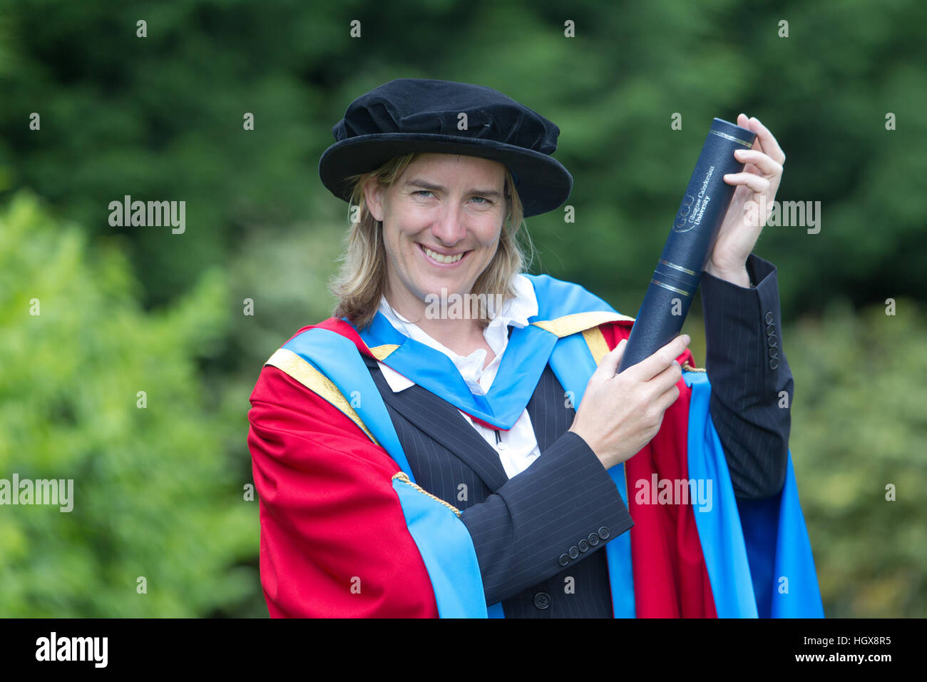 Katherine Grainger médaillé d'or olympique Banque D'Images