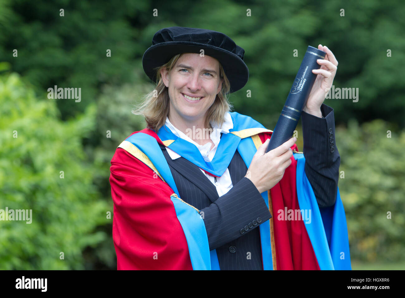 Katherine Grainger médaillé d'or olympique Banque D'Images