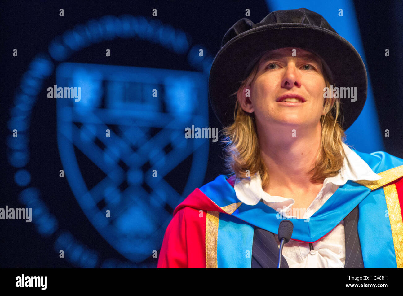 Katherine Grainger médaillé d'or olympique Banque D'Images