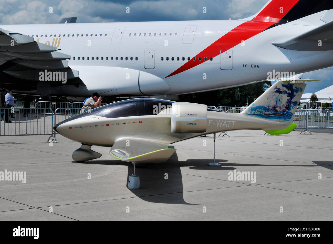 Airbus, l'E-Fan 2.0, de l'ADI, Berlin-Schoenefeld, Deutschland Banque D'Images