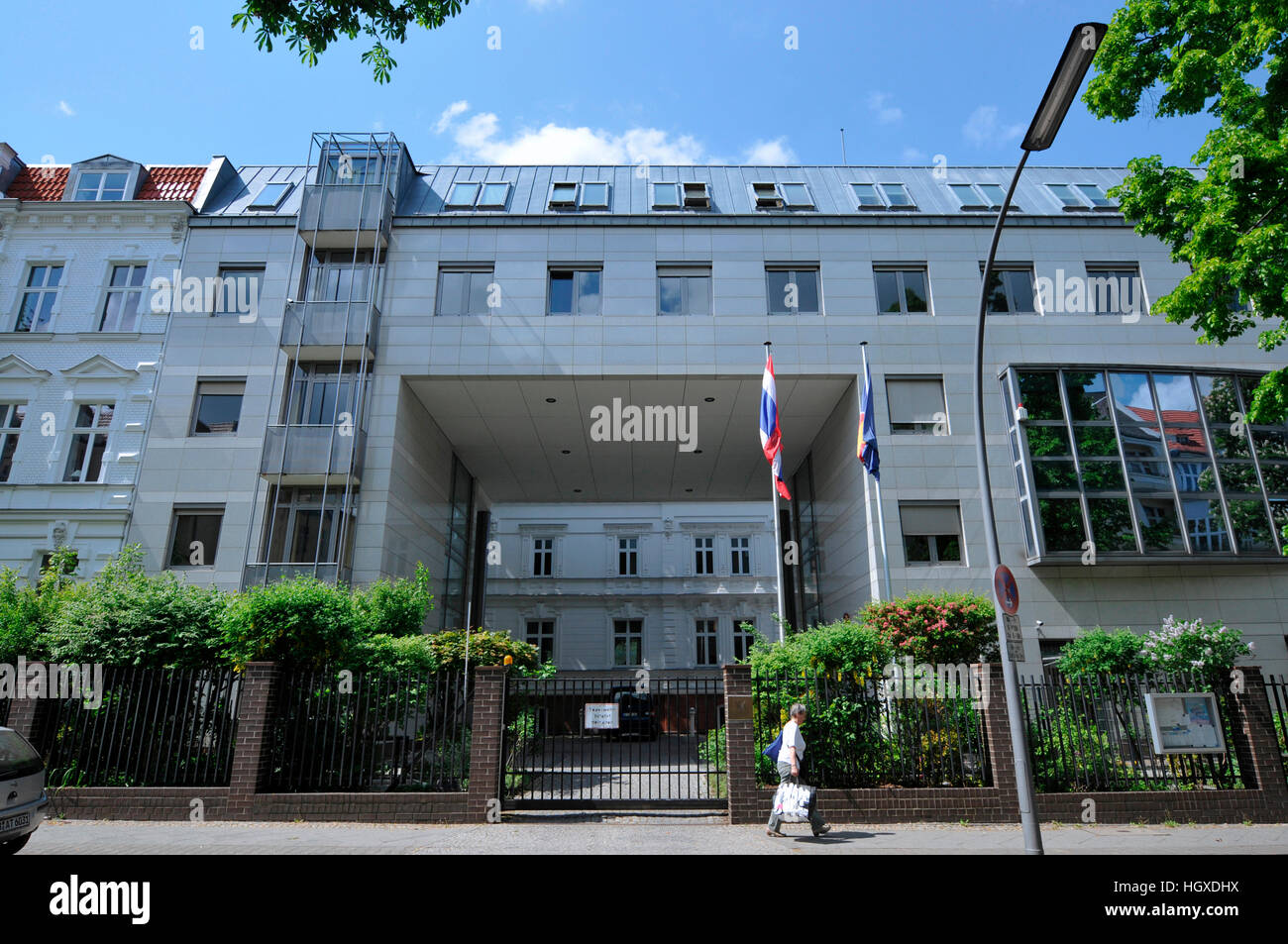 Botschaft Thaïlande, Lepsiusstrasse, Steglitz, Berlin, Deutschland Banque D'Images