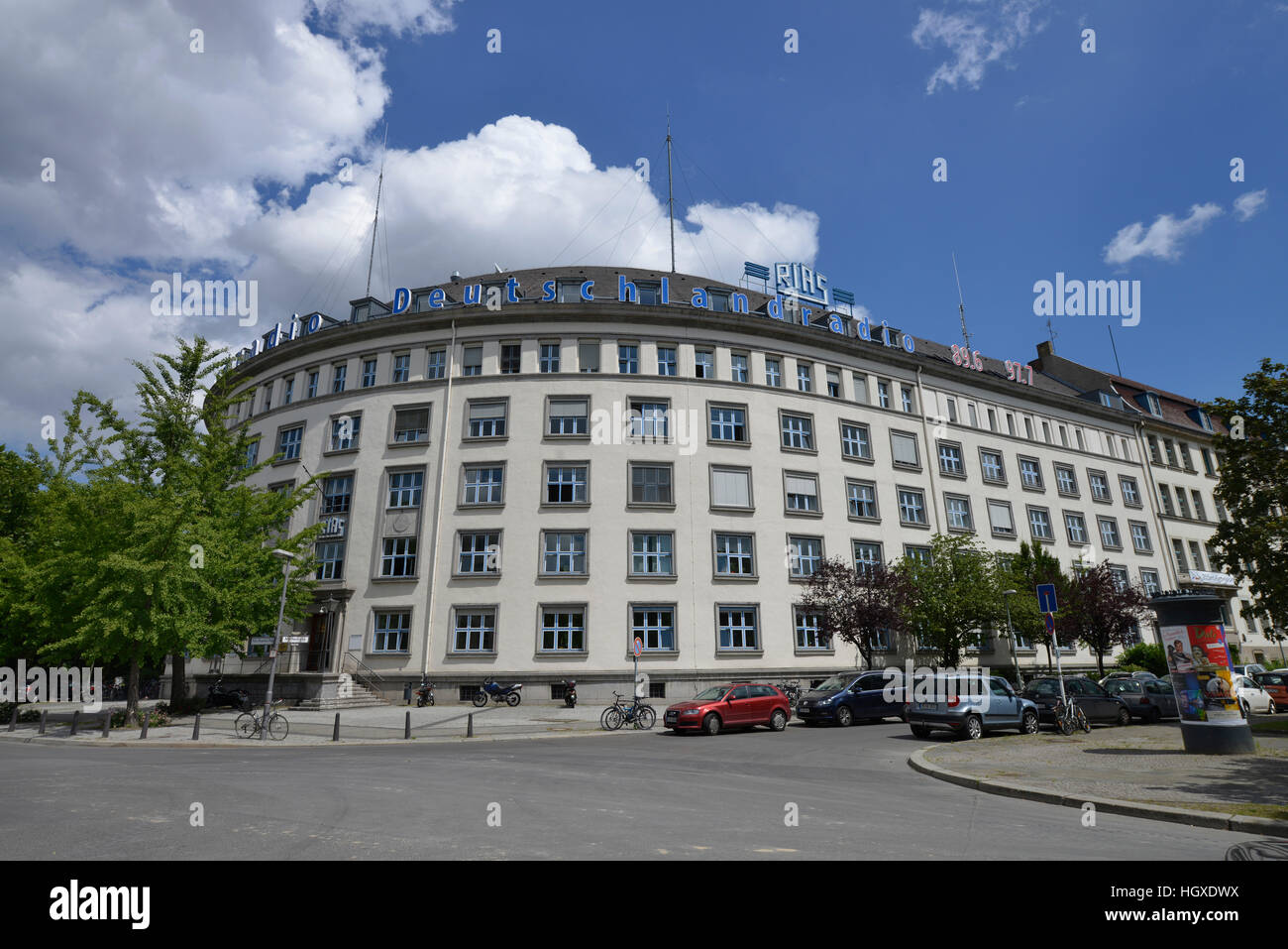 RIAS-Haus, Hans-Rosenthal-Platz, Schoeneberg, Berlin, Deutschland Banque D'Images