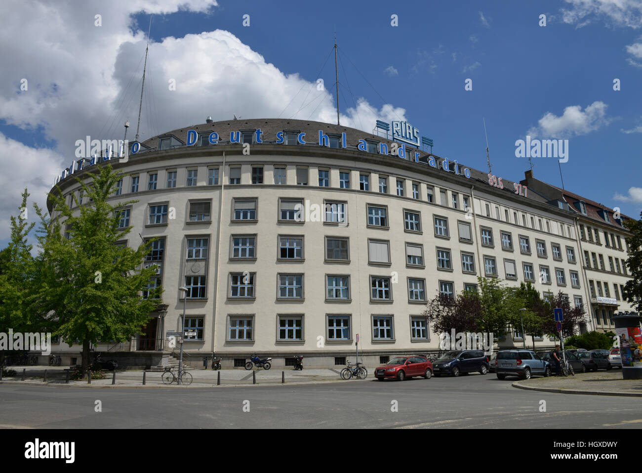 RIAS-Haus, Hans-Rosenthal-Platz, Schoeneberg, Berlin, Deutschland Banque D'Images