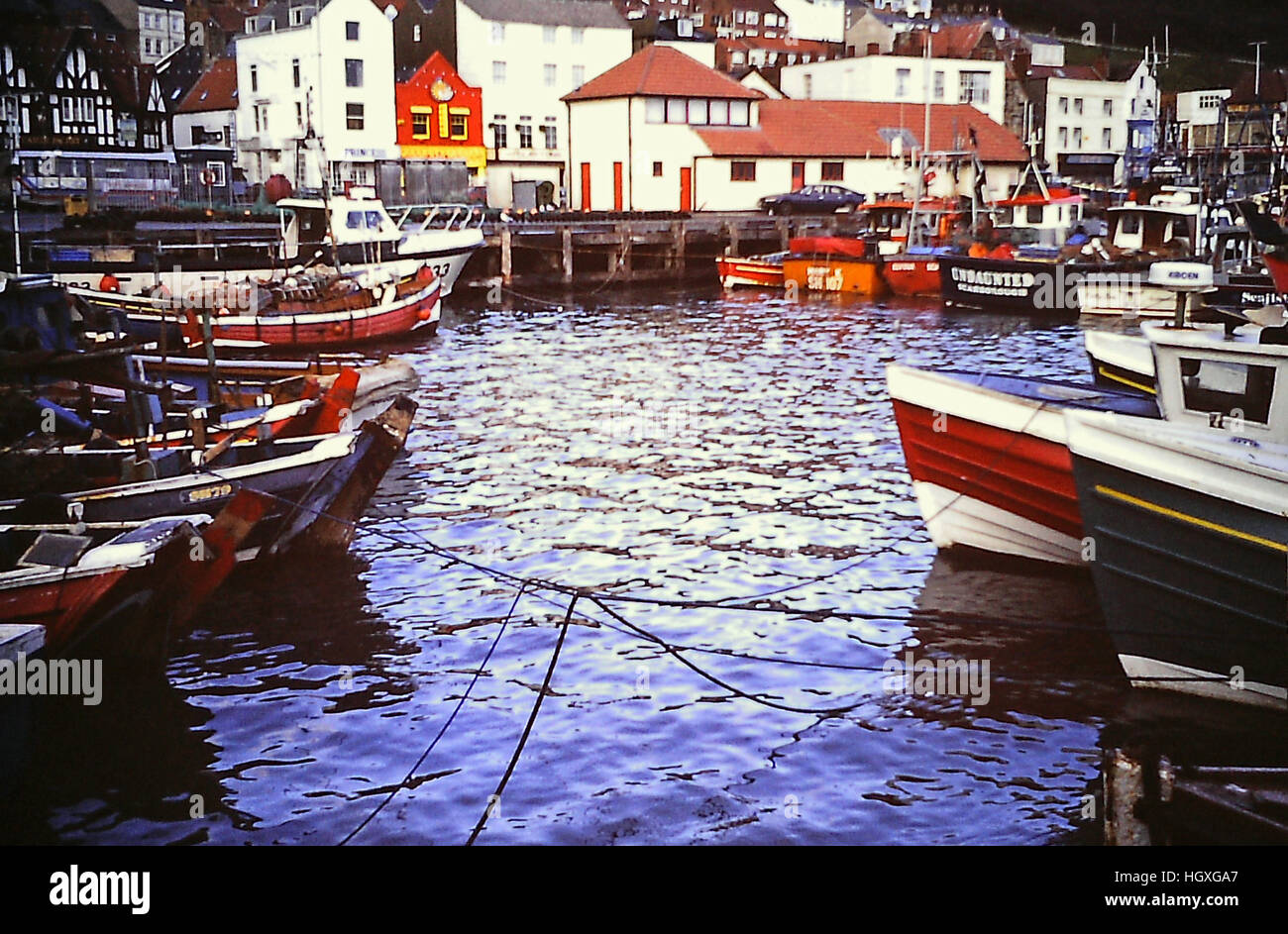 Le port de Scarborough Banque D'Images