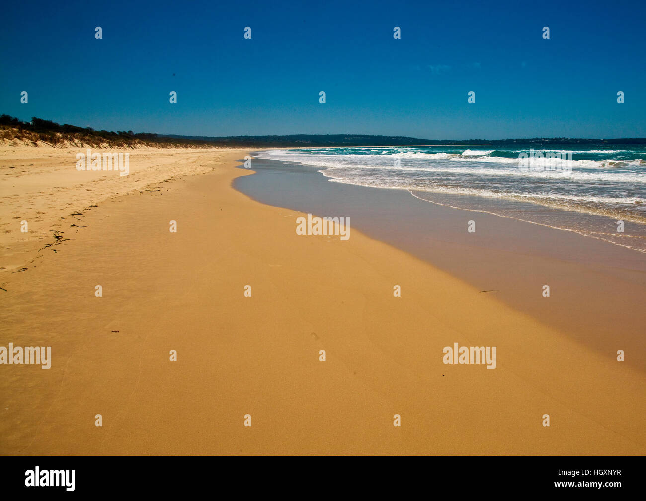 Belle plage sans personnes Banque D'Images