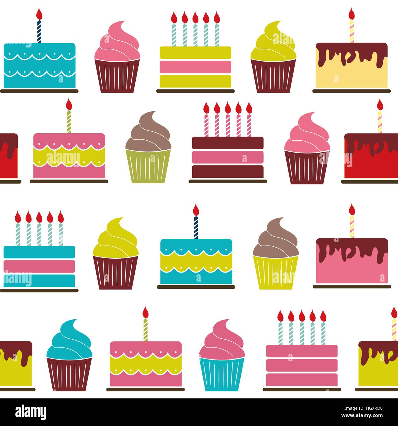 Gateau D Anniversaire Television De Fond Transparente Vector Illustrati Image Vectorielle Stock Alamy