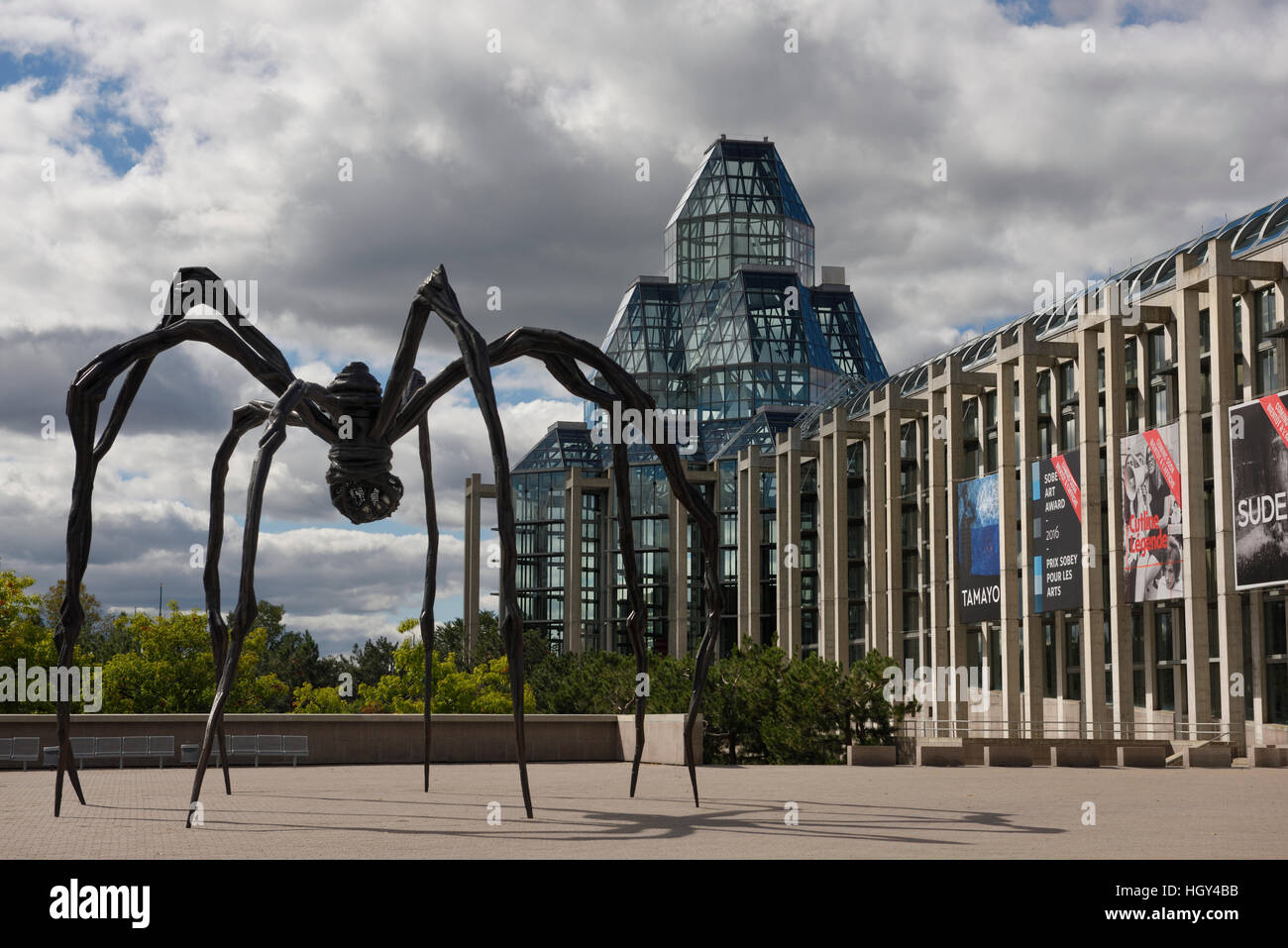L'Araignée géante sculpture Maman à la Galerie nationale du Canada à Ottawa Banque D'Images