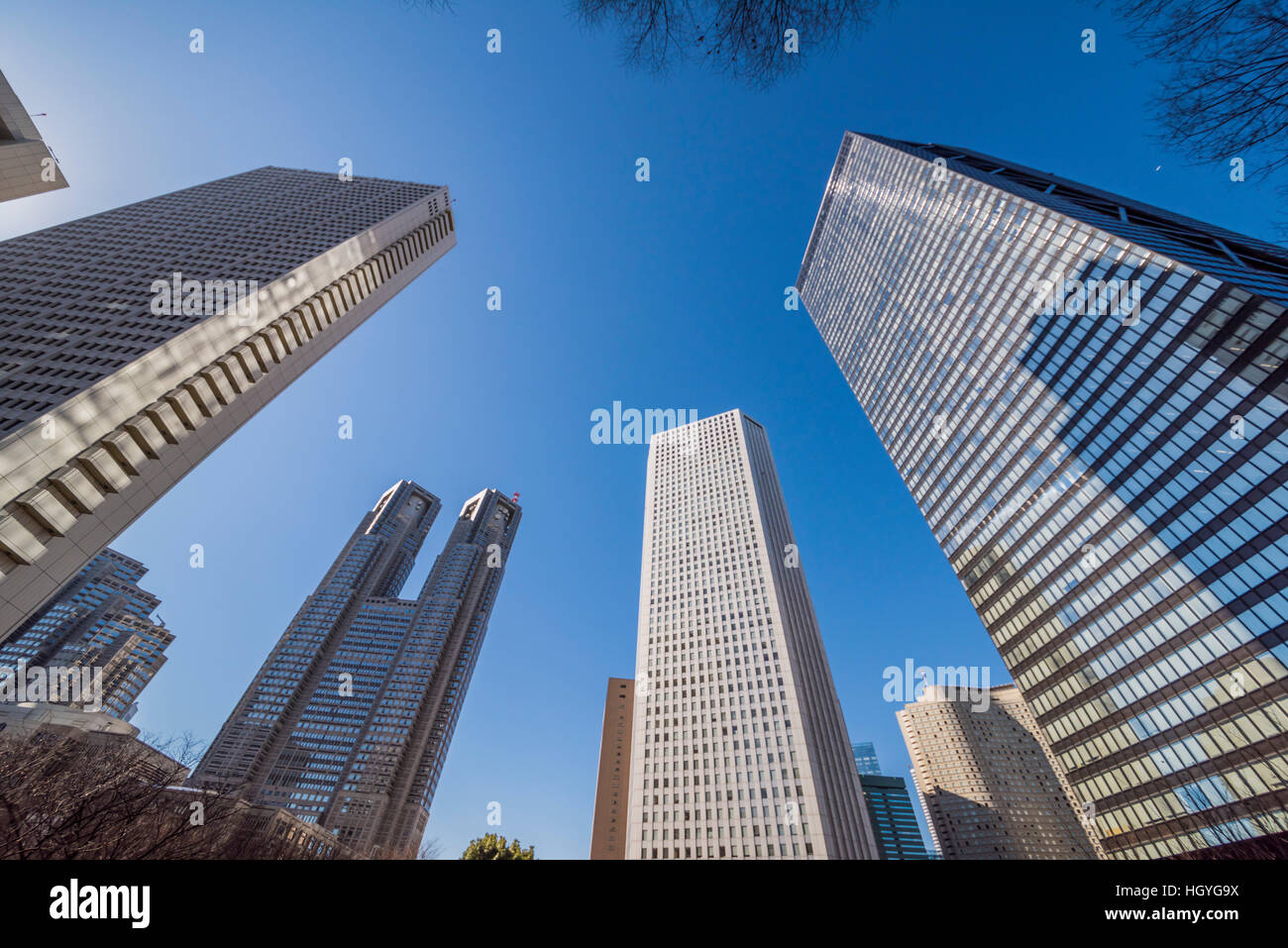 Gratte-ciel de Shinjuku, Shinjuku, Tokyo, Japon Banque D'Images