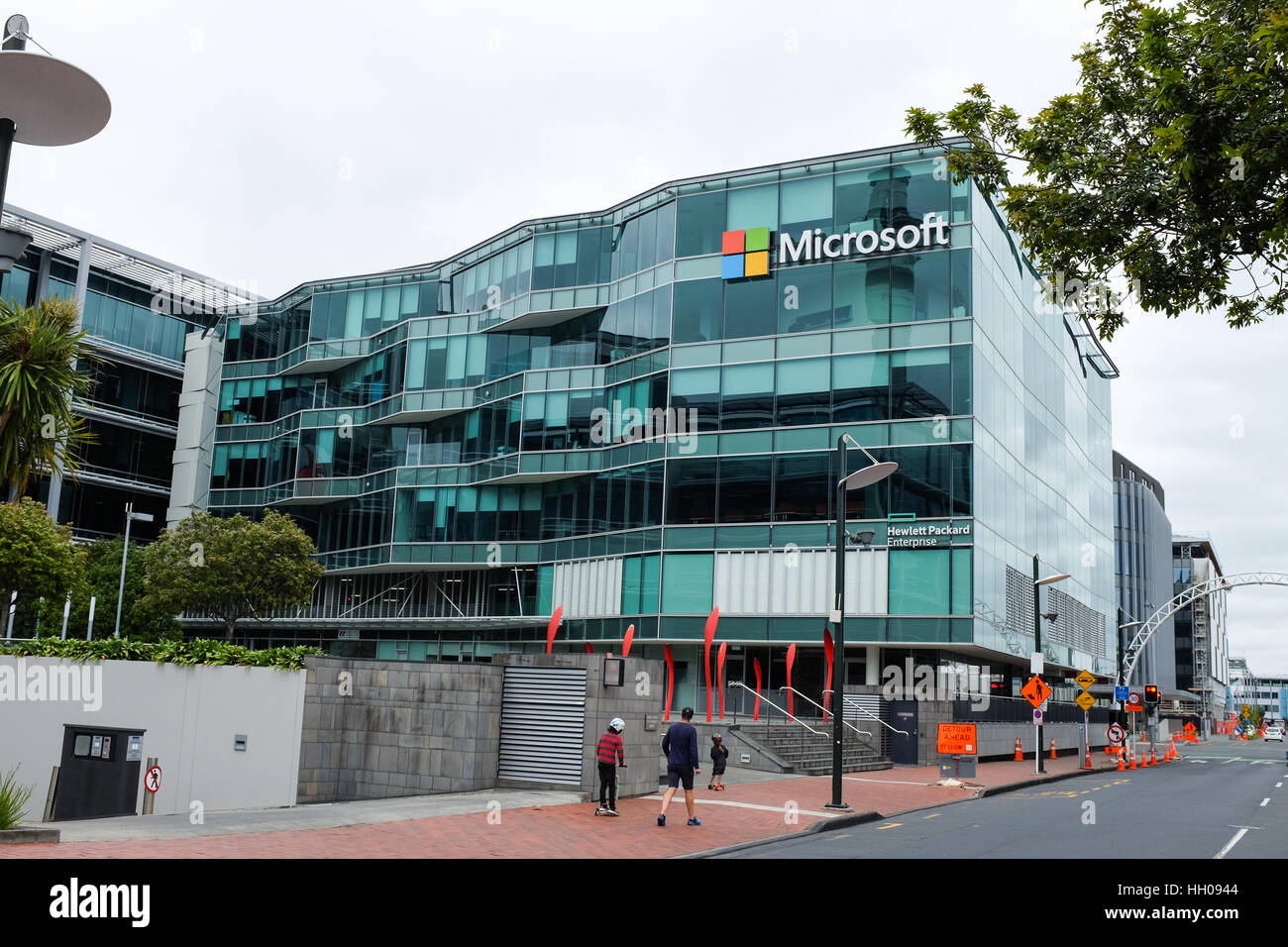 Bureau régional de Microsoft à Auckland, en Nouvelle-Zélande Photo Stock -  Alamy
