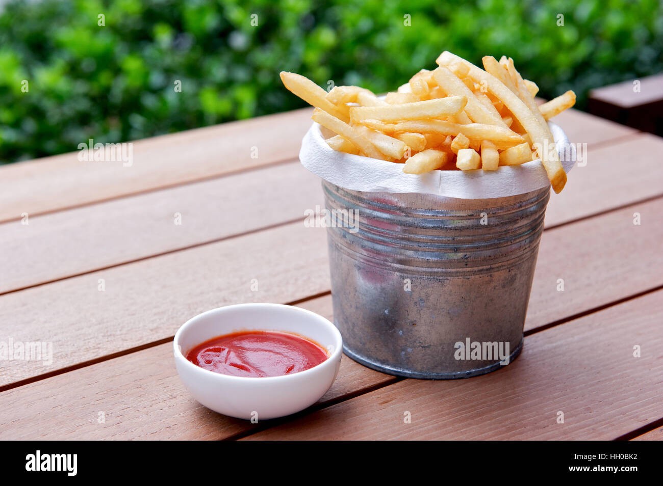 Pommes frites d'or prêt à être mangé Banque D'Images