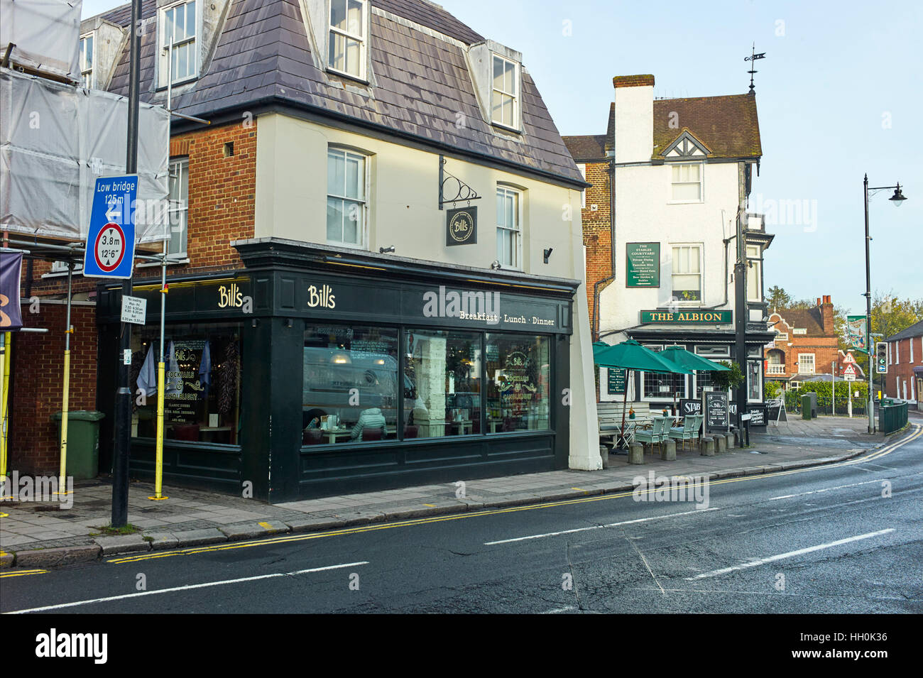 Bill's restaurant à Epsom Banque D'Images