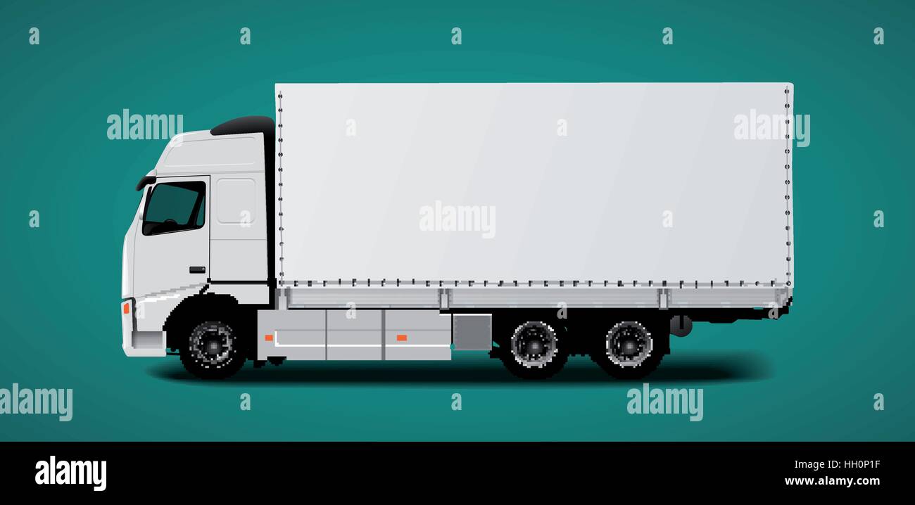 Chariot - concept logistique - transport location - livraison rapide Illustration de Vecteur