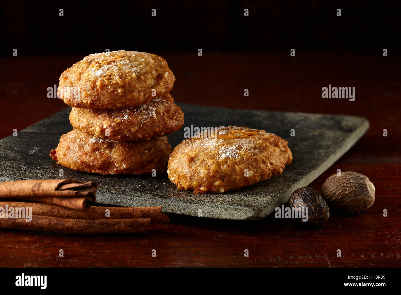 Spice cookies carotte Banque D'Images