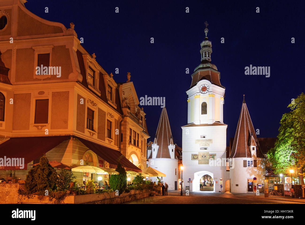 Krems an der Donau : Steiner Gate, Wachau, Niederösterreich, Autriche, Basse Autriche Banque D'Images