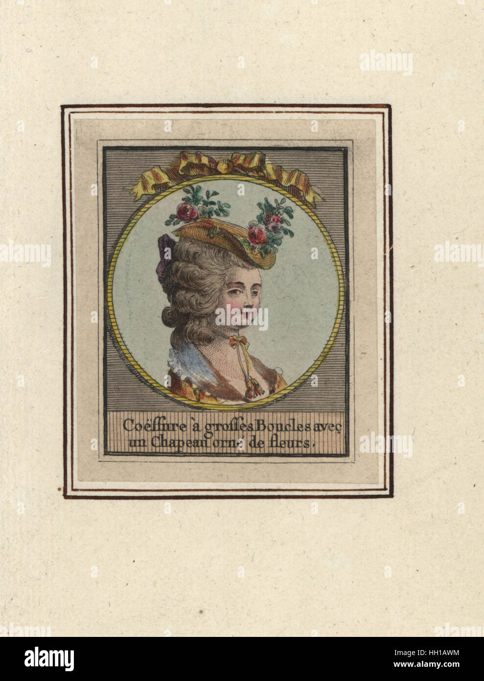 Album De Coiffures À La Mode De 1783 Banque d'image et photos - Alamy
