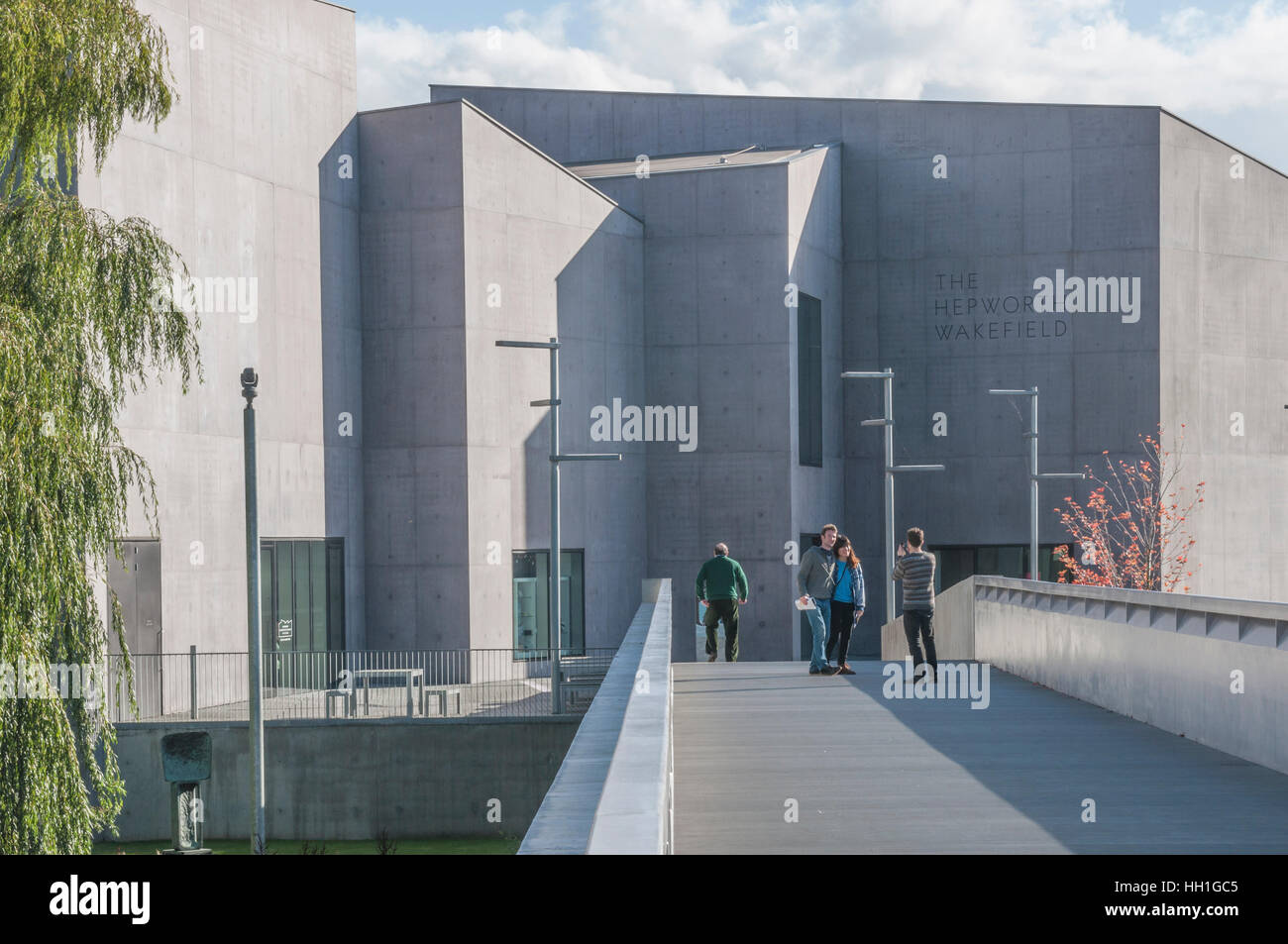 La Hepworth Gallery de Wakefield. Conçu par David Chipperfield 25 octobre 2013 Phillip Roberts Banque D'Images