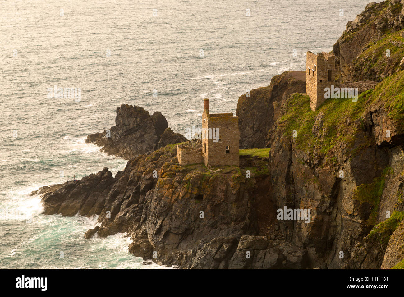 Le moteur de la Couronne à Botallack maisons cette fonction comme une papule Grambler dans Poldark Banque D'Images