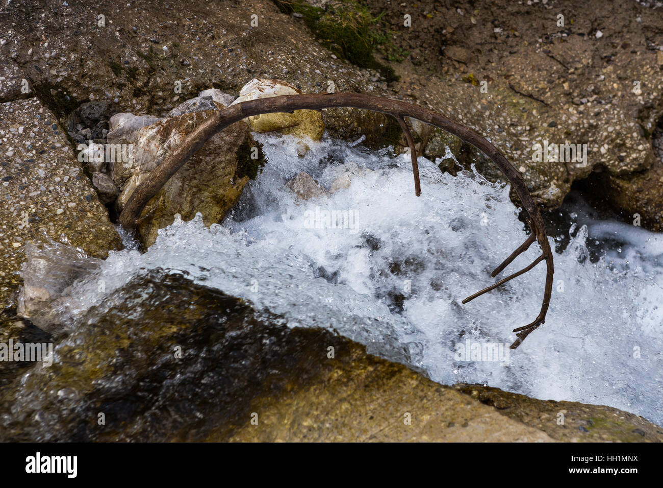 Eng Plumsjoch et dans les montagnes du Karwendel Banque D'Images