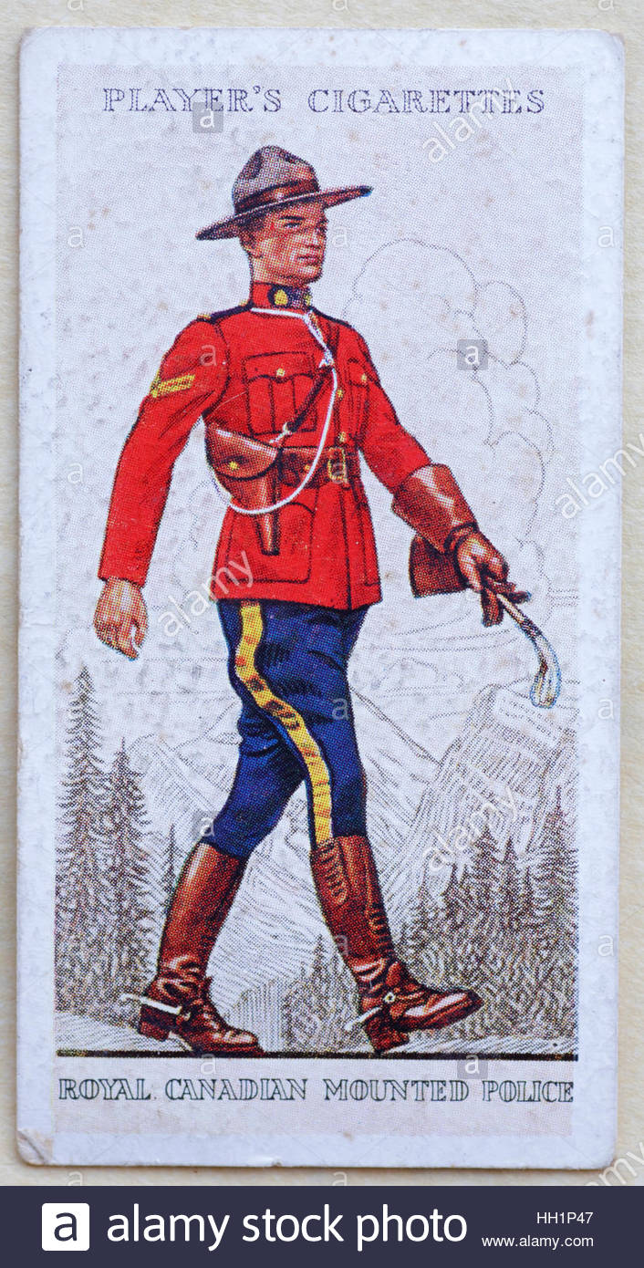 Gendarmerie royale du Canada en uniforme Banque D'Images