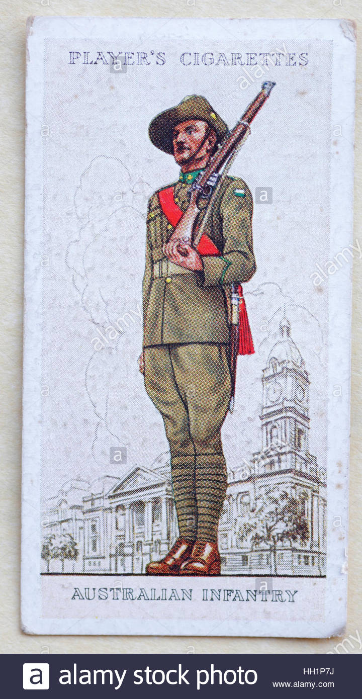 En uniforme de l'infanterie australienne Banque D'Images