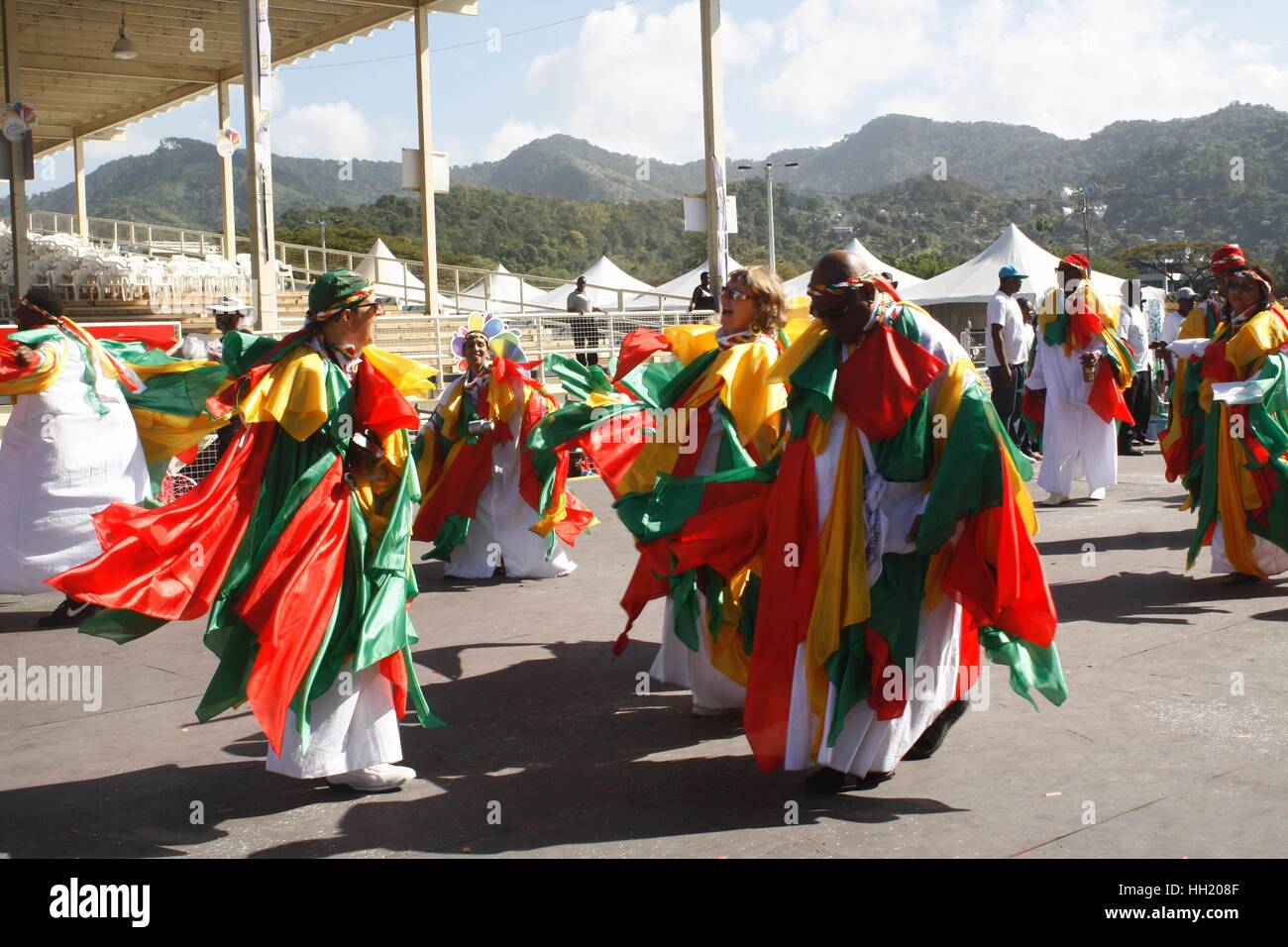Carnival à Queen's Park Savannah Trinité-et-Tobago Banque D'Images