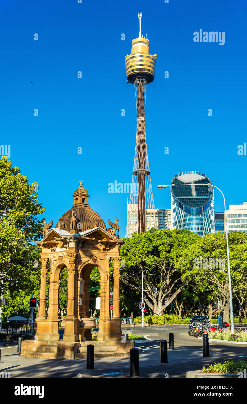 Bâtiments de la Sydney Central Business District, Australie Banque D'Images