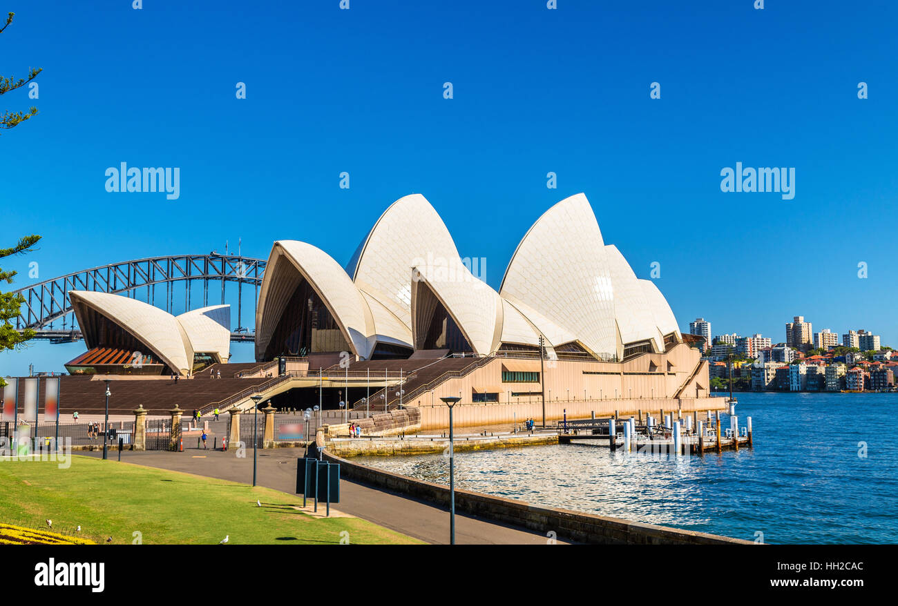 L'Opéra de Sydney, site du patrimoine mondial de l'UNESCO en Australie Banque D'Images