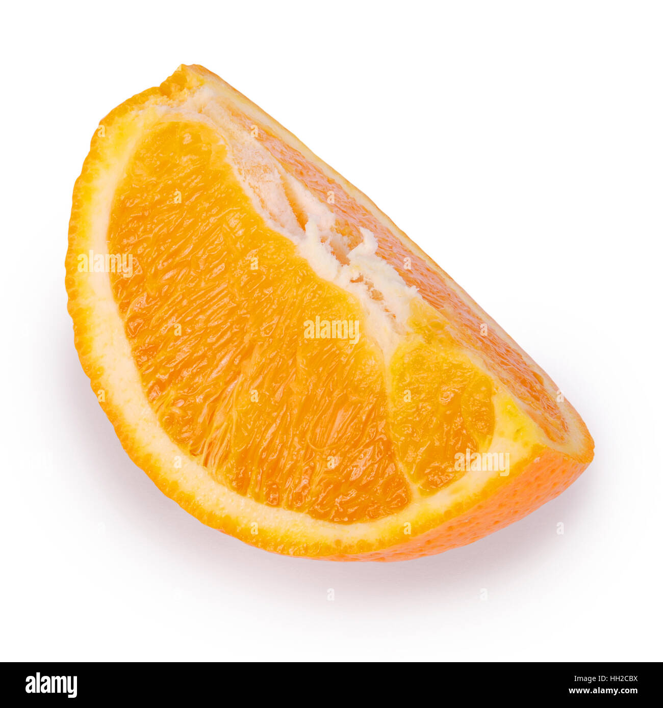 Orange isolé sur blanc. chemin de détourage inclus. Banque D'Images