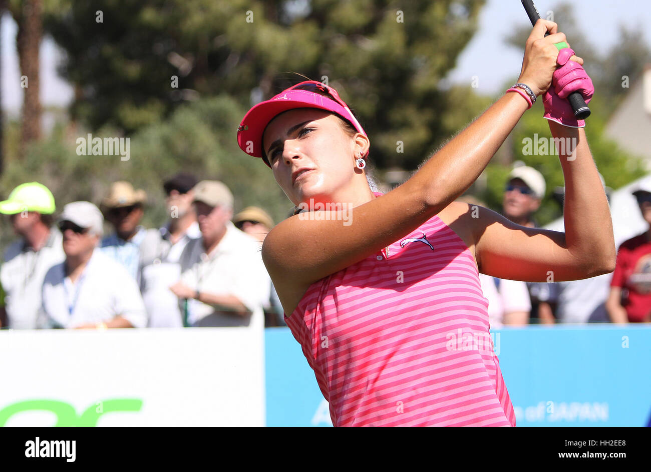 Rancho Mirage, Californie - le 04 avril 2015 : Lexi thompson de usa à l'inspiration de l'ana sur tournoi de golf LPGA, 04 avril 2015 à la mission h Banque D'Images