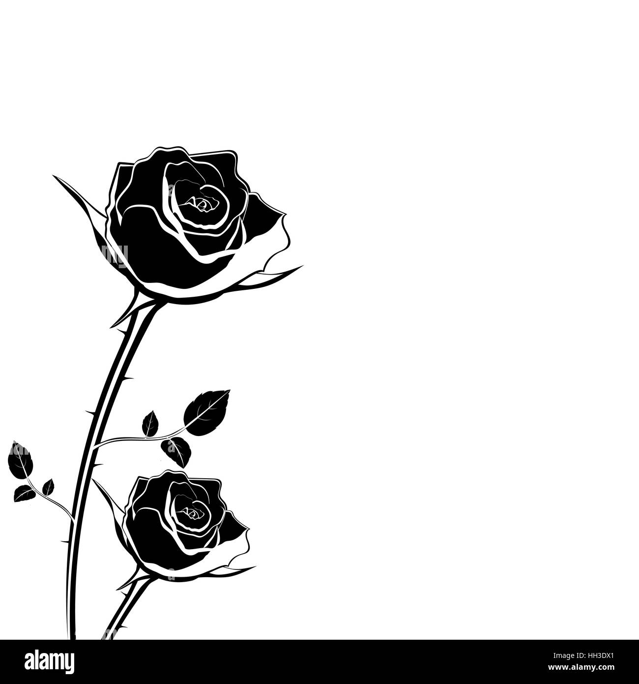 Silhouette de fleur rose sur fond blanc vector illustrat Illustration de Vecteur