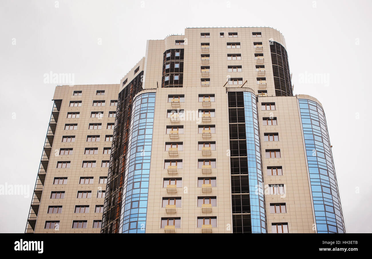 Location vacances maison sur un fond blanc Banque D'Images