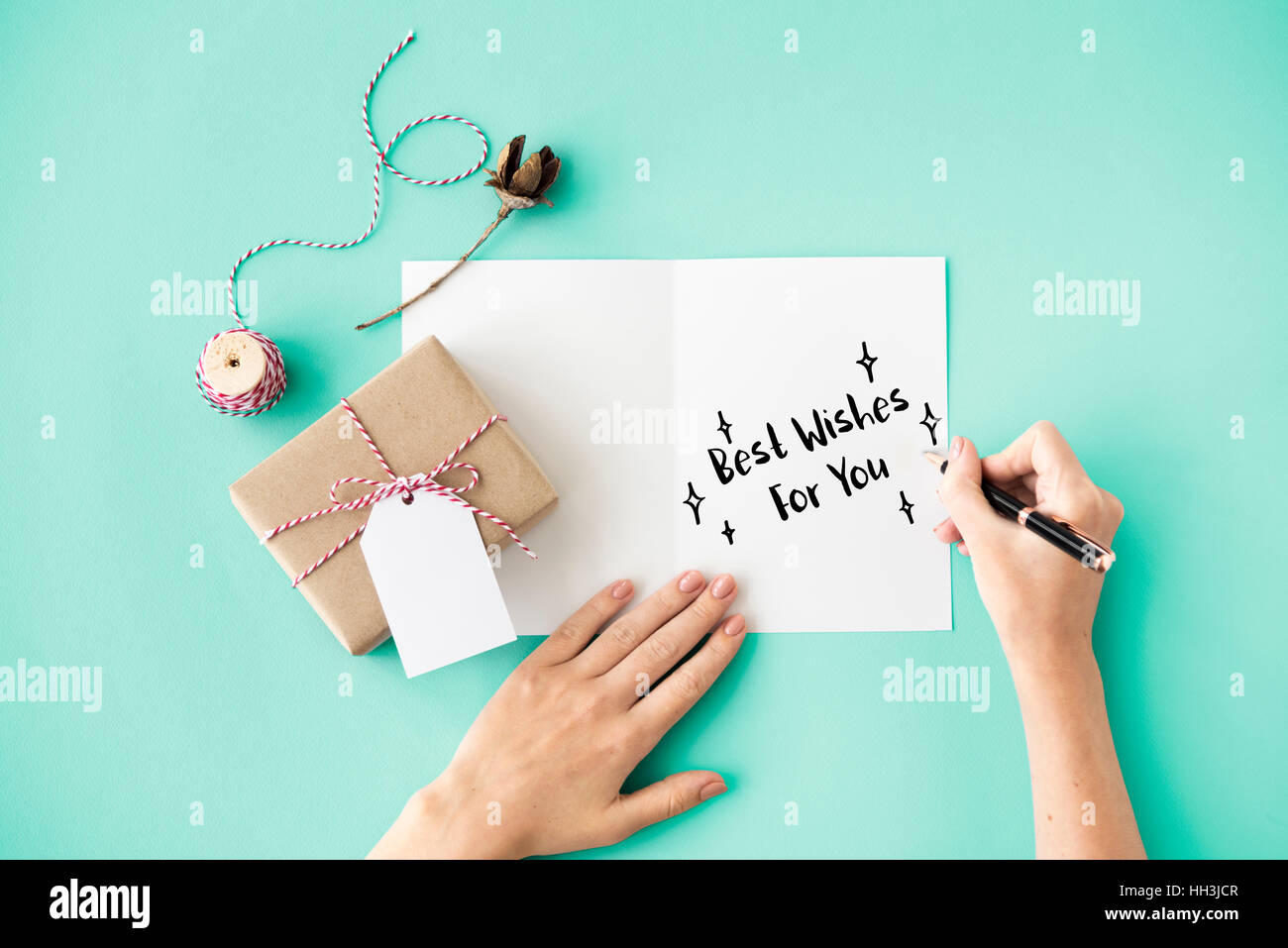 Meilleurs Voeux Joyeuses Fêtes Concept Banque D'Images