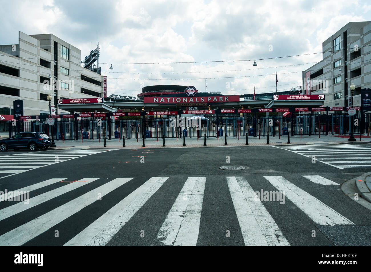 Entrée privée et promenade aux ressortissants Park, Washington Nationals Ball Park Banque D'Images