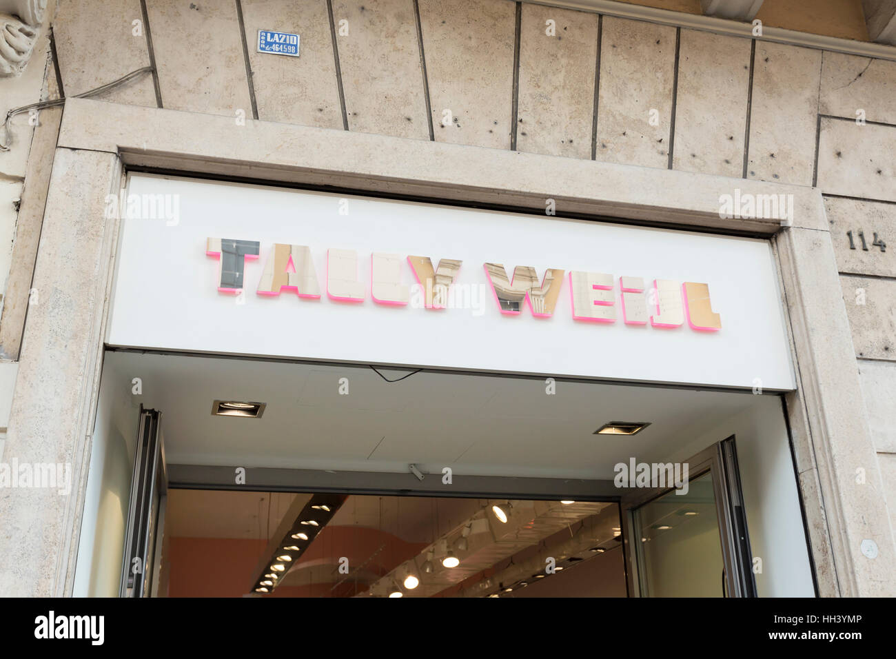 Tally Weijl shop Banque D'Images