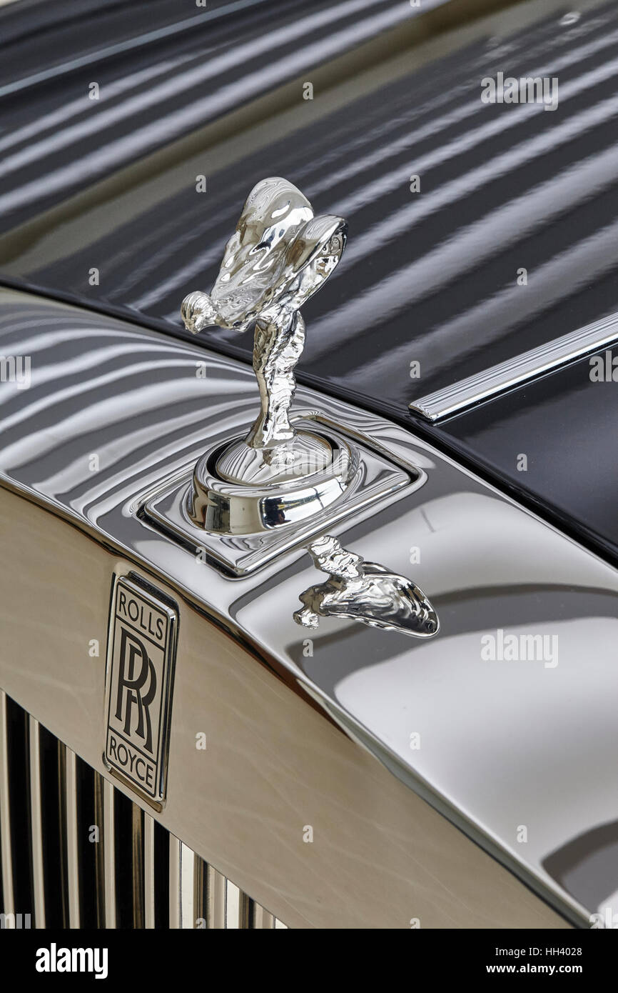 Spirit of Ecstasy, Rolls-Royce Motor Cars Banque D'Images